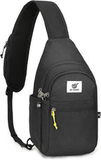 SKYSPER Sling Bag RFID Anti-Theft Crossbody Bag Recycled Travel Cross Body Bag Shoulder Sling Daypack