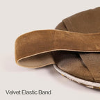 Luxury Silk Sleep Mask with 22mm Mulberry Silk, Velvet Elastic Band, Heat Therapy Pocket, and Travel Pouch, Brown Color