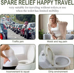 Female Urination Device, Reusable Female Urinal Silicone Women Pee Funnel Allows Women to Pee Standing Up, The Perfect Companion for Camping,Outdoor,Travel（Fuchsia）