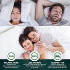 Extra Strong Nasal Strips – Heavy-Duty Nose Strips for Snoring Relief & Improved Breathing – 60 Count – Drug-Free Sleep Aid for Men & Women – Enhanced Adhesion, Opens Nasal Passages