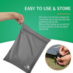 Camping Tarp Waterproof with Carry Bag for Under Tent, Ultralight Tent Footprint for Ground Camping Hiking (82" x 82")