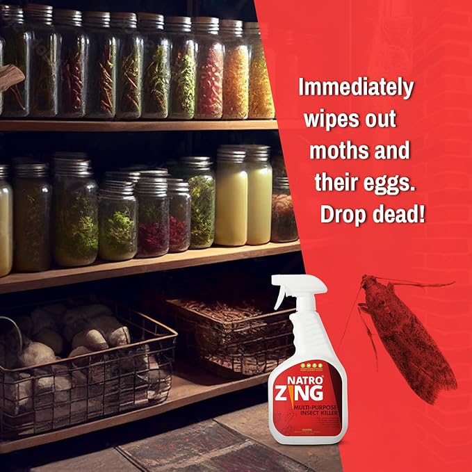 Multi-Purpose Insect Killer 11 OZ, Pest Control Spray Indoor, Kills & Repels Fruit Flies Gnats Moths Spiders for Home, Lasting Prevention, Plant Extract Based Non-Toxic, Child & Pet Safe