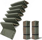 Foam Camping Pads for Hiking, Ultralight Closed Cell Mattress, Waterproof Soft Mat for Adults, Wide Picnic Yoga Mats, Folding Sleeping Pad for Outdoor Backpacking