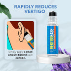 Basic Vigor Vertigo Ease Roll-On (10ml) - Natural & Fast-Acting Vertigo and Dizziness Support with Lavender, Ginger, Frankincense & Essential Oils - Combat Travel Sickness