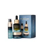 MARA Sea the Glow Discovery Set – Travel Size Skincare Set with Cleanser, Face Oil & Firming Moisturizer – Hydrating, Anti-Aging Routine to Cleanse, Plump & Glow (3-Piece Kit)