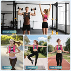 Weighted Vest, 8lb/12lb/16lb/20lb/25lb/30lb Weight Vest with Two Adjustment Straps for Men Women, Weight Vests with Reflective Stripe for Strength Training, Running, Jogging, Walking