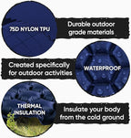 POWERLIX Ultralight Camping Sleeping Pad with Inflation Bag– Compact Lightweight Camping Pad, Outdoor Backpacking Hiking Traveling Airpad Camping Air Mattress Sleeping Mat