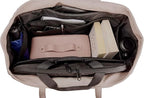 Kenneth Cole REACTION Marley Vegan Pebble Leather Tote, Taupe, 16" Laptop Tote