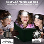 EverBrite Rechargeable Headlamp, LED Bright Motion Sensor Head Lamp Flashlight with 9 Modes, Adjustable Headlight for Adults with White Red Light, Water Resistant, Black, for Hiking, Running, Camping