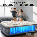 InnoTruth Air Mattress Full with Built in Pump, Inflatable Blow up Mattress, 18" Raised Colchones Inflables Air Bed for Guests & Home, Ideal for Home Use and Outdoor Camping, 600lb Weight Capacity