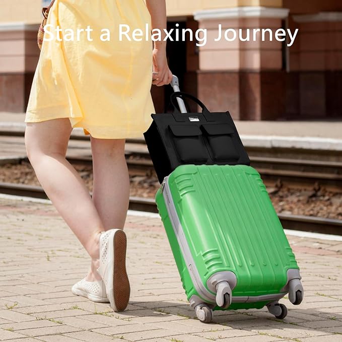 TOPDesign Heavy-Duty Canvas Tote Bag for Women, Adjustable Crossbody/Shoulder Handbag with 9 Pockets, Everything Tote