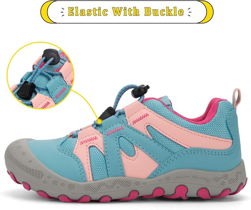 Mishansha Boy's Girl's Hiking Shoes Low Top Sneakers Outdoor Trekking Walking Climbing Running Shoes