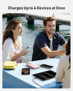 Portable Charger Power Bank Built in Cables and Wall Plug, 10000mAh iPhone Battery Pack Fast Charging, USB C External Slim Power Bank, Travel Essentials Compatible with iPhone 16 15 14 13 iPad, Pink