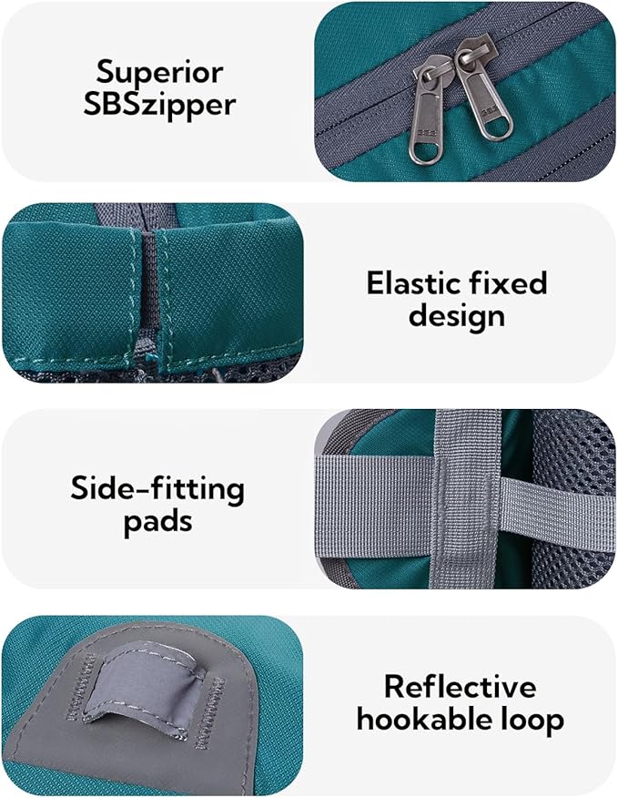 WATERFLY Fanny Pack Waist Bag: Fannie Pack 2 Water Bottle Holders Lumbar Belt Hiking Walking Running Jogging Camping Large Woman Man (Bottle Not Included)