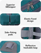 WATERFLY Fanny Pack Waist Bag: Fannie Pack 2 Water Bottle Holders Lumbar Belt Hiking Walking Running Jogging Camping Large Woman Man (Bottle Not Included)