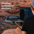 Omni Ultimate+ 38,400mah/142wh AC/DC/USB-C Professional Portable Power Bank, FAA Approved Max Capacity Portable Charger for Laptops, Universal Charger for All Devices, Travel-Friendly Power Solution