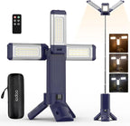 10000mAh Rechargeable 4000LM Camping Light Telescopic Camping Lantern , 270° Rotating Aluminum , Remote Control, Warm/White/Nature, Dimmable for Outdoor Camping, IP45 Waterproof,Portable Bag