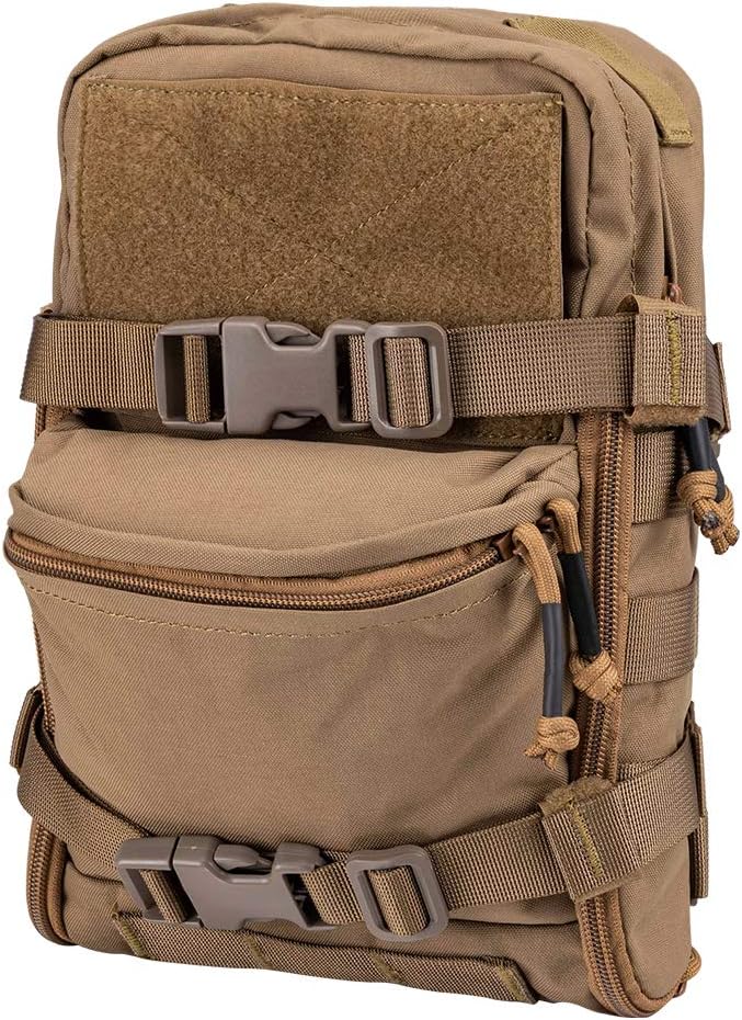 IDOGEAR Mini Tactical MOLLE Hydration Pack Water Reservoir Bag Outdoor Water Bladder Carrier Pack for Tactical Vest Backpack