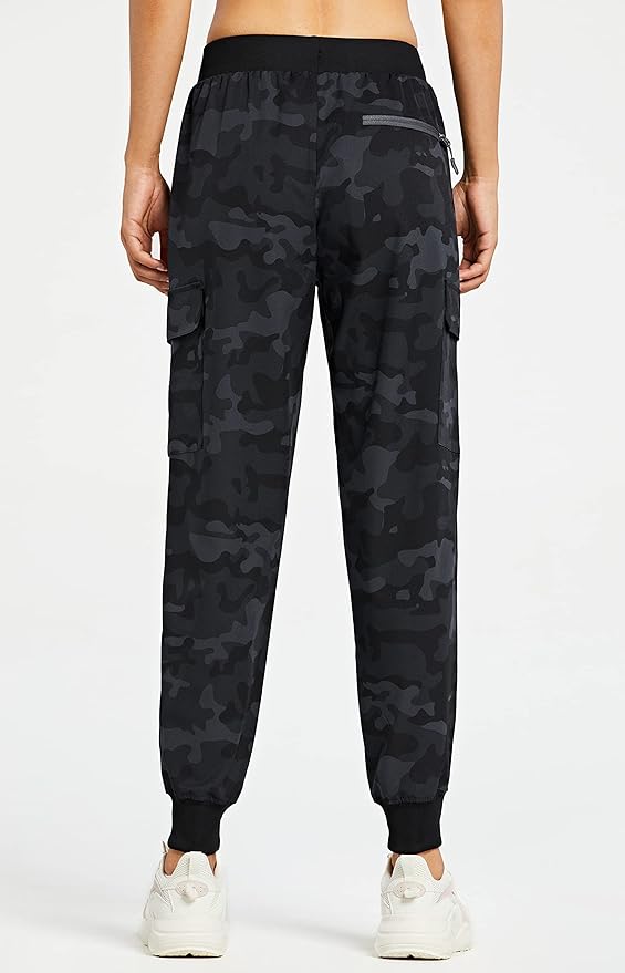 Libin Women's Cargo Joggers Lightweight Quick Dry Hiking Pants Athletic Lounge Casual Travel