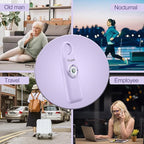 Thopeb–The Original Personal Safety Alarm for Women Self Defense – Elders & Kids Self Defense Keychain Siren – 135dB Loud Siren Bird Sound – Cute Key Chains Protection (Purple)