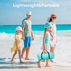 Beach Tent, Portable Sun Shelter for 2/3/4/6-8 Person with UPF 50+ UV Protection, Easy Setup Waterproof Beach Shade Canopy Cabana for Family Outdoor and Picnics, Fishing with Carrying Bag