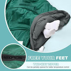 AGEMORE Sleeping Bag for Adults, Single and Double Size, Lightweight Waterproof XXL Sleeping Bag for Adults Kids Couples Camping Hiking Backpacking Or Traveling, Warm & Cold Weather