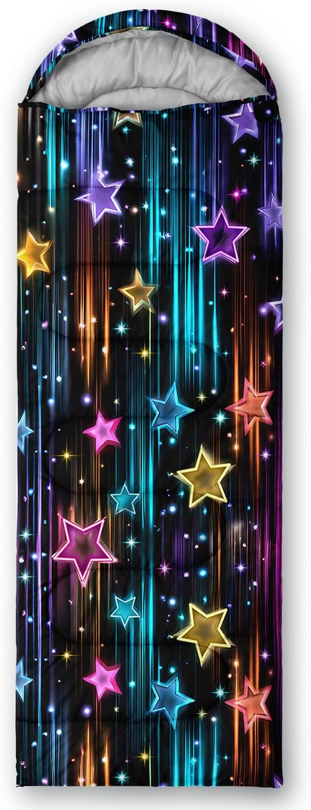 QOOMO Animals Camping Sleeping Bags,3 Season Warm & Cool Weather,Lightweight,Waterproof Sleeping Bags for Adults & Kids,Traveling,and Outdoors,Camping Gear Equipment