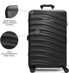 Travelpro Maxlite Air V2 Hardside Expandable Checked Luggage, 8 Spinner Wheels, Lightweight Hard Shell Suitcase, TSA lock, Black, Checked Medium 25-Inch