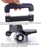 2 Backpack Trolley Aluminium Alloy Foldable Trolley Cart ' s Luggage Travel Hand Cart for Backpack Folda