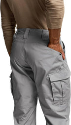 CQR Men's Tactical Pants, Water Resistant Ripstop Cargo Pants, Lightweight EDC Work Hiking Pants, Outdoor Apparel