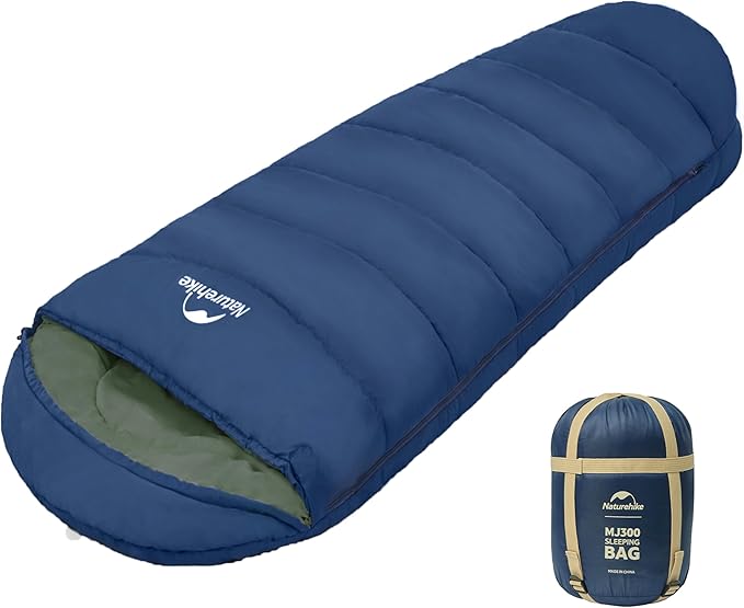 Naturehike Sleeping Bags for Adults, 23/39℉ Mummy Backpacking Sleeping Bag, 0 Degree Lightweight Sleeping Bag Warm for Camping, Hiking