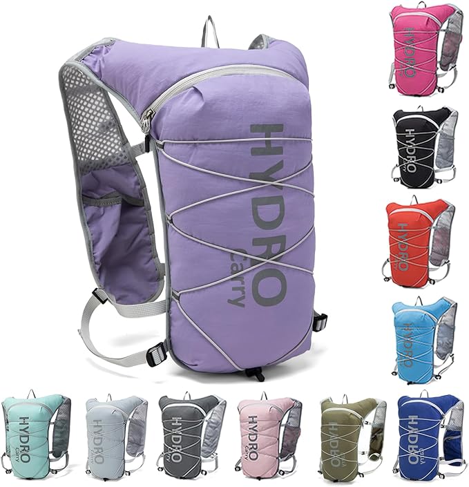Lightweight Running Vest for Women and Men Hydration Backpack Pack with 1.5L Water Bladder Bag for Hiking Trail Running Gear Cycling Marathon