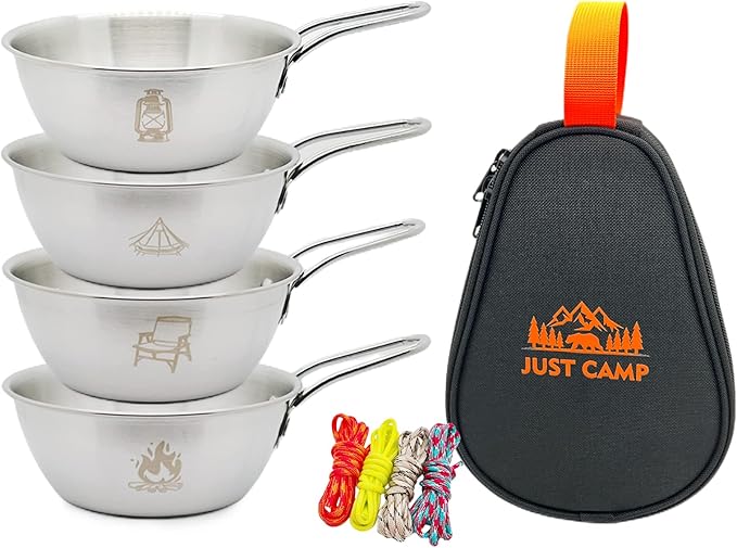 4pcs Camping Sierra Cup