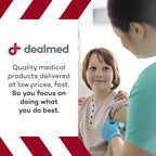 Dealmed Fabric Flexible Adhesive Bandages – 100 Count (1 Pack) Bandages with Non-Stick Pad, Latex Free, Wound Care for First Aid Kit, 3" x 3/4"