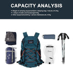 MOUNTAINTOP Hiking Backpack 35L Travel Backpack Lightweight Daypack for Men&Women Outdoor Camping