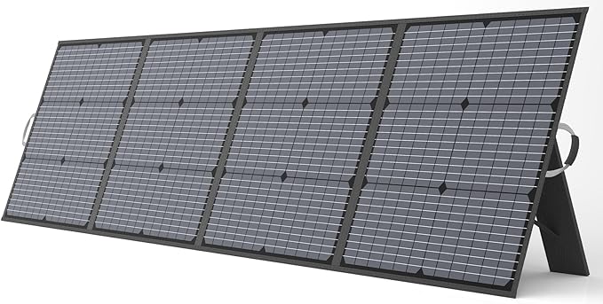 220W Portable Solar Panel, IP67 Waterproof Foldable 20V Solar Charger, High 23.5% Efficiency for Portable Power Station, Outdoor Camping, RV