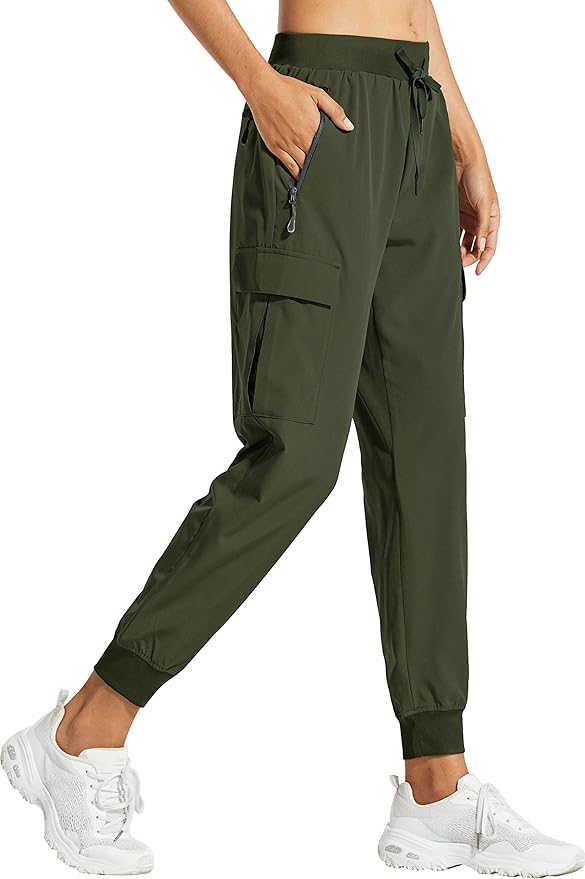 Libin Women's Cargo Joggers Lightweight Quick Dry Hiking Pants Athletic Lounge Casual Travel