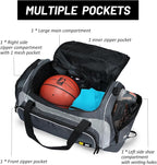MIER Large Gym Bag for Men Sports Duffle Bag with Shoe Compartment 60L Lightweight Duffel Bags for Workout Fitness Travel