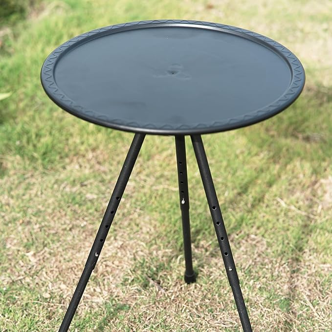 Nyeullcyh Outdoor Portable Table,Five-Level Height Adjustment,campact Lightweight Camp talbe (5-Level Height Adjustment)