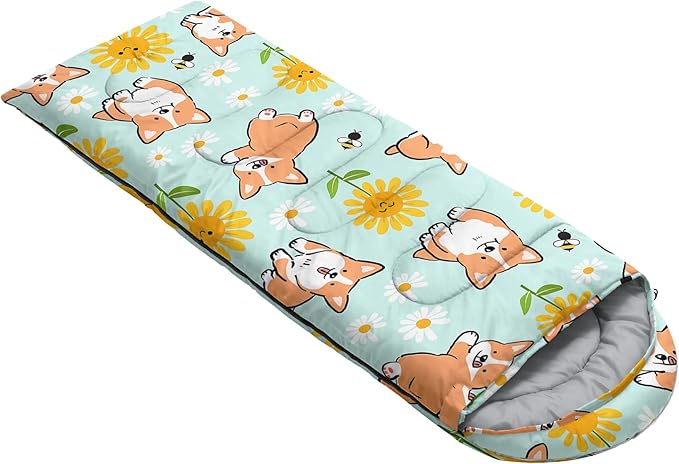 QOOMO Camping Sleeping Bags,3 Season Warm & Cool Weather,Lightweight,Waterproof Sleeping Bags for Adults & Kids,Traveling,and Outdoors,Camping Gear Equipment