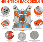 Hydration Pack Backpack, Lightweight Water Backpack with 2L Leakproof Hydration Bladder Daypack for Men Women,Running Hydration Vest for Outdoor Trail