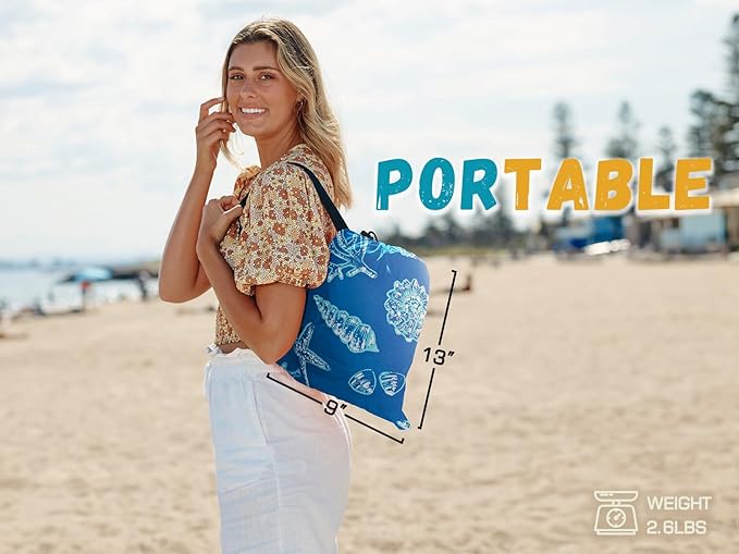 WEKAPO Inflatable Sun Lounger, Air Sofa, Hammock, Portable, Waterproof and Leak-Proof, Ideal for Backyard, Beach, Travel, Camping, Picnics and Music Festivals