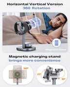Magnetic Wireless Charger for Samsung, Qi2 Certified Fast 15W 3 in 1 Charging Station TEC Cooling Compatible with Magsafe Charger for Galaxy S25 Ultra/S24/Z Fold 7/Flip7/Samsung Watch Ultra 8/Buds