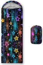 QOOMO Animals Camping Sleeping Bags,3 Season Warm & Cool Weather,Lightweight,Waterproof Sleeping Bags for Adults & Kids,Traveling,and Outdoors,Camping Gear Equipment