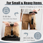 Luggage Scale, 110lbs Portable Digital Luggage Weight Scale, Rubber Pain Suitcase Scales with LCD Display & Temperature for Travel (Sliver)