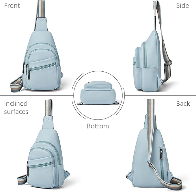 Sling Bag Crossbody Bags for Women Small Cross Body Bag Fanny Packs Chest Sling Purse for Daily Travel Leisure Sport