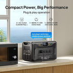 BLUETTI Apex 300 Portable Power Station with Charger 1 (560W Alternator Charger), 2764.8Wh LFP Battery Backup with 6 3840W AC Outlets (7680W Surge), 5.5H RV Fast Charge, Ideal for Road Trips (2025New)