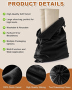 4 Pcs Shoe Bags for Travel, 21.2"x13.3" Large Boot Bags for Cowboy Boots, Washable Velvet Dust Bag with Drawstring for Dress Shoes, Handbags and Clothing, Suitable for Travel and Home Storage