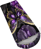 AILONEN Pink Lovely Rabbit Sleeping Bag for Girls Kids Adults,Warm and Cool Weather,Lightweight,Waterproof Backpacking,Cartoon Flowers Printed Bunny Sleeping Bag for Camping