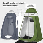 Upgrade Pop Up Privacy Shower Tent, Portable Camping Shower Tent, Camping Toilet Changing Room with Rain Shelter & Extended Floor Mat